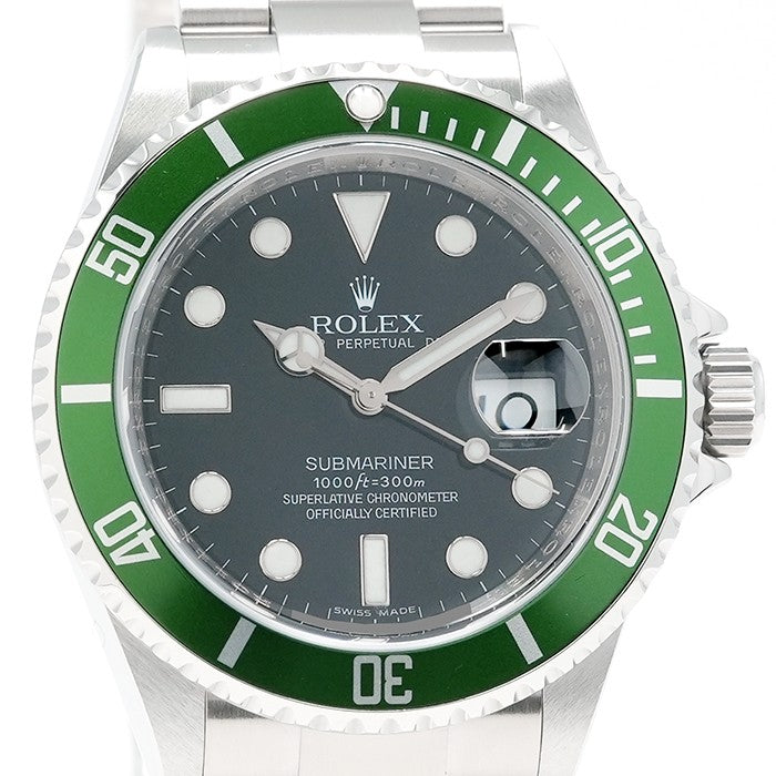 Men's Rolex Submariner KERMIT Watch 11610LV 40mm FULL SET