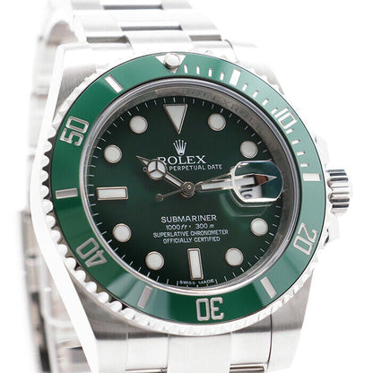 Men's Rolex Submariner HULK watch 116610LV FULL SET