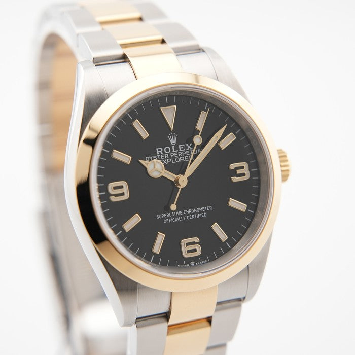 Men's Rolex Explorer I watch 124273 FULL SET