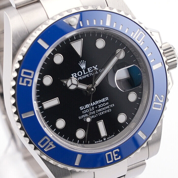 Men's Rolex Submariner SMURF watch 126619LB FULL SET 41mm