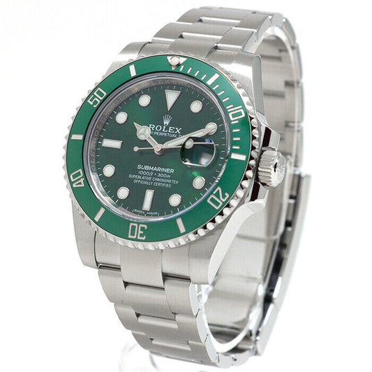 Men's Rolex Submariner HULK watch 116610LV FULL SET