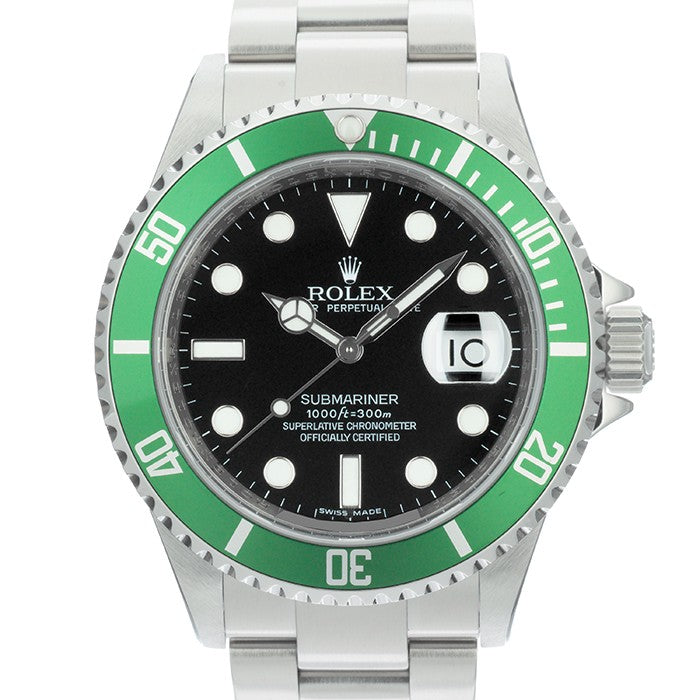 Men's Rolex Submariner KERMIT Watch 11610LV 40mm FULL SET