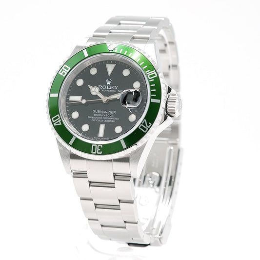 Men's Rolex Submariner KERMIT Watch 11610LV 40mm FULL SET