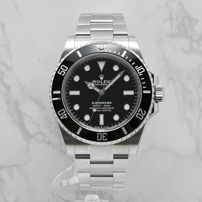 Men's Rolex Submariner Watch 124060 LN (No Date) 41mm FULL SET